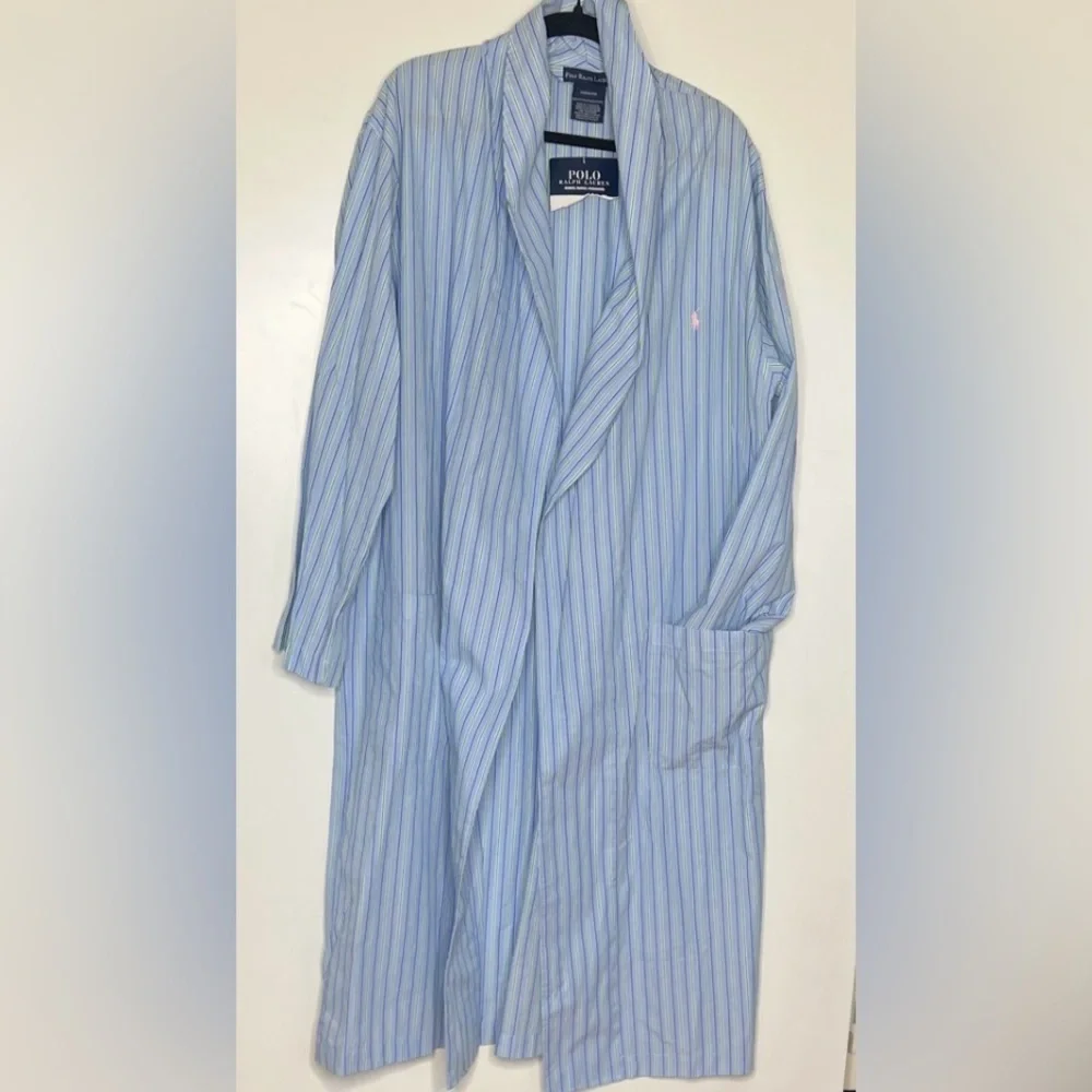 Polo Ralph Lauren Sz S 100% Cotton Robe (missing tie) - New with Tags